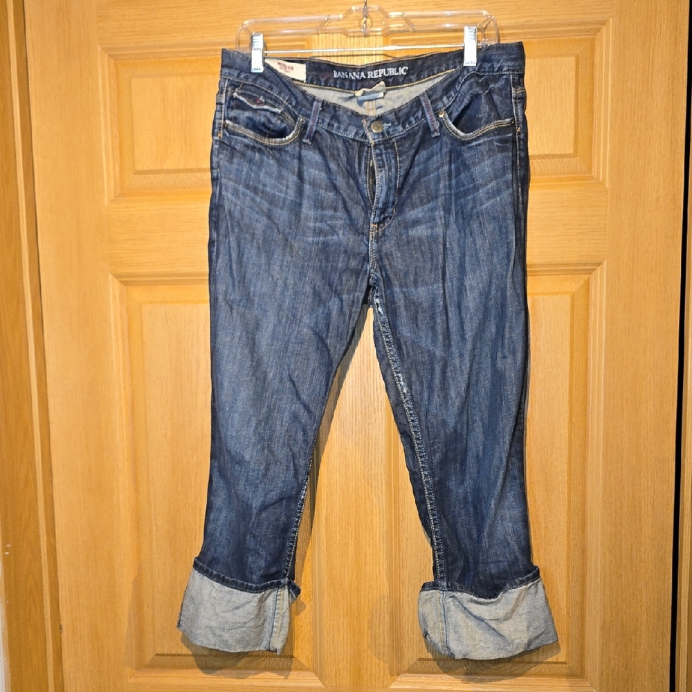 Banana Republic Dark Blue Denim Pants